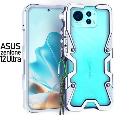 Funda a prueba de golpes con marco de metal con tornillo blindado para ASUS Zenfone 12 11 Ultra Foto 1 de 4