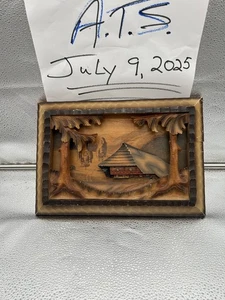 Rare Not Like Any You See Vintage German Black Forest Wood Carve Western Europe - Picture 1 of 21