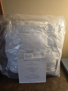 New Concierge Collection Cloudloft 2.0 Kimg Sz Mattress Pad Topper - Picture 1 of 2