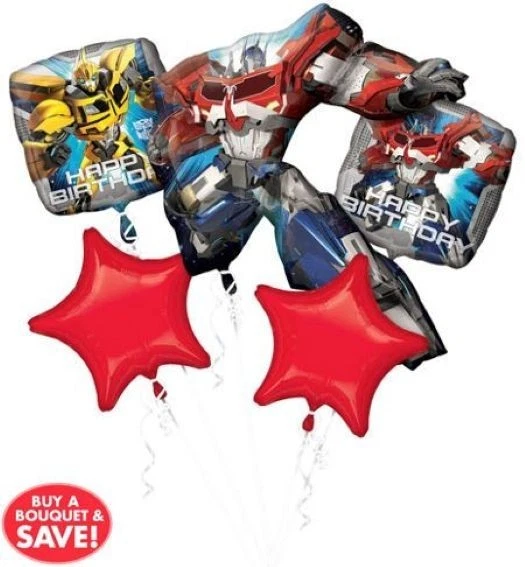 Ramo de globos Transformers Foto 1 de 1