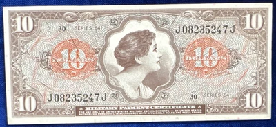 MPC 10 Dollar Series 641 Extra Fine First Viet-Nam MPC FR-M887 Free Shipping - Image 1 of 4