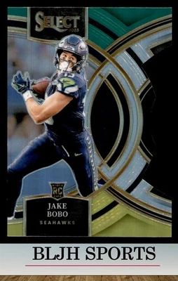 2023 Panini Select #149 Jake Bobo Seattle Seahawks Green/Yellow RC (2A2) - Image 1 of 2