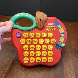 VTech Alphabet Apple 1390 Preschool Learning Toy ABCs Phonics Music Lights Works - Picture 1 of 4