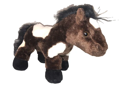 Webkinz Ganz Plush HM147 Pinto Brown White Horse No Code Stuffed Animal  - Image 1 of 4