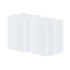 50 Pack of White Shop Towels - 12" x 14" Cleaning Rags - Great for Homes & Cars