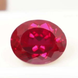 Natural Blood Mogok Red Ruby Oval Cut 9.05 Ct GIE Certified Loose Gemstone 982 - Picture 1 of 10