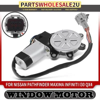 Motor elevador ventana conductor delantero izquierdo para Infiniti I35 QX4 Nissan Máxima 2000-2004 Foto 1 de 4