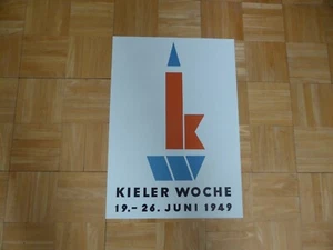 Kieler Woche Poster Plakat von 1949 in DIN A2 NEU - Bild 1 von 1