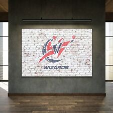 Washington Wizards NBA Basketball Home Decor Wall Art Print EXTRA LARGE 66x44