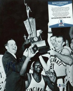 FOTO 8X10 BECKETT U87265 ED JUCKER CINCINNATI RARA FIRMADA AUTOGRAFIADA - Imagen 1 de 1