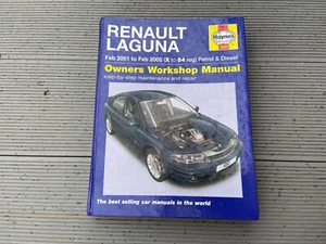 Renault Laguna Petrol & Diesel Feb 2001 - Feb 2005 Haynes Repair Manual Hardback - Picture 1 of 8