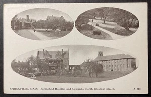 Springfield Hospital and Grounds Springfield Massachusetts multi-vista impreso - Imagen 1 de 2