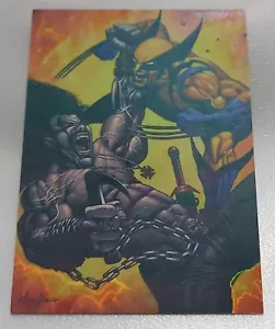 DC Vs Versus Marvel - 9/12 "Holo F/X" - Wolverine vs Lobo - Chase Card (A) - Picture 1 of 5