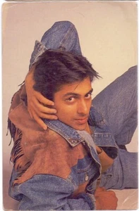 India Bollywood  Actor Salman Khan   Original Vintage Rare PostCard No.2482 (08) - Picture 1 of 2