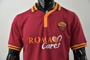 2013-14 unbranded SHIRT Official AS ROMA Home Jersey made ITALY SIZE M (adults) - Picture 1 of 11