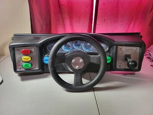 California Speed arcade Wheel with Lights + shifter mechanisms Untested Good Con - Picture 1 of 18