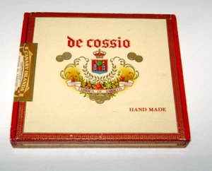 1970's de cossio Wood Cigar Box 10 Hand Made Superstar Canary Islands - Picture 1 of 8