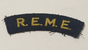British Army REME Shoulder flash patch off uniform - Picture 1 of 2