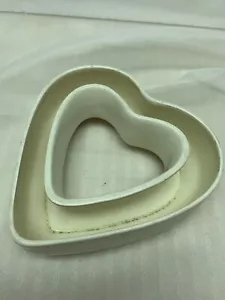 "Jarra vintage con anillo Posy cerámica Inglaterra blanco mate granja campo 6""x6""x2t" - Imagen 1 de 5