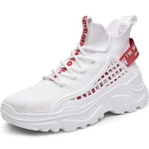 SANNAX Mens Fashion Sneakers Walking Shoes Sports Vogue Stylish Athletic Men 11 - Picture 1 of 9