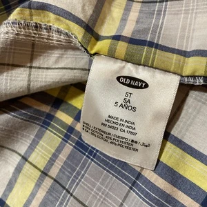 Girl’s 5t Button Up Long Sleeve Shirt - Picture 1 of 8