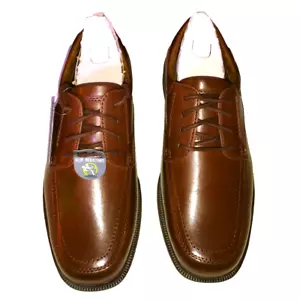 Zapatos para caminar de vestir de cuero coñac St. Oxford Nunn Bush talla 8 XW para hombre EE. UU. - Imagen 1 de 17
