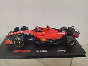 FERRARI SF-23 2023 CARLOS SAINZ n55 FORMULA F1 1:43 BBURAGO HARD BOX - Imagen 1 de 5
