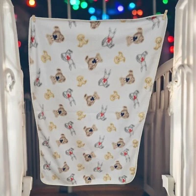 Carters Classics детское одеяло медведь кролик кролик если бы они могли просто остаться маленькими - Изображение 1 из 4