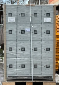Portofino de luxe Spind Fächerschrank 16 Fächer Stahlspind 180x120x50 527-3024 - Bild 1 von 8