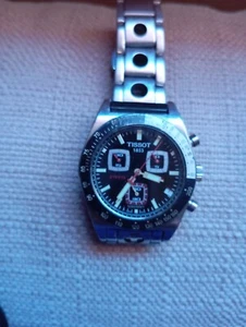 Reloj Cronógrafo Tissot PRS 516 Hombre Cuero Negro Acero Inoxidable para Reparación - Imagen 1 de 6