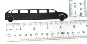 LIMO CAR papel cartucho adornos troquelados limusina - Imagen 1 de 26