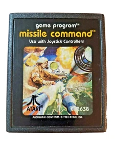 MISSILE COMMAND (1981) ATARI 2600 - CLASSIC VIDEO GAMES - Picture 1 of 2