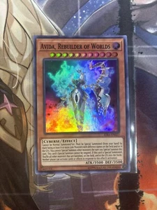 Yu-Gi-Oh! Avida, Rebuilder Of Worlds RIRA-EN027 Súper Raro Casi Nuevo/Lp - Imagen 1 de 2