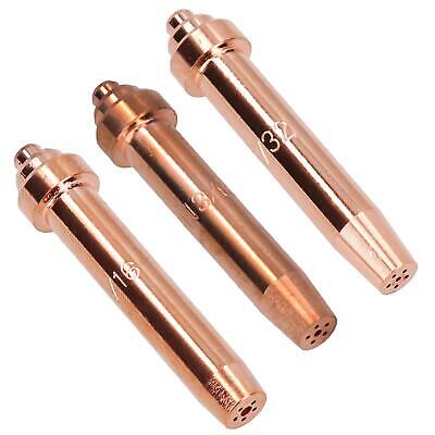 Lightweight Oxy Acetylene Gas Cutting Nozzle Tips 1/32  - 1/16  3mm - 75mm • 8.15£