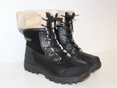 Lugz Tambora Winter Boots Womens Sz 10 Faux Fur Lining Black - Image 1 of 4