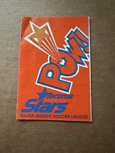 1985-86 MISL Tacoma Stars Pocket Schedule Major Indoor Soccer League Coke Is It! - Picture 1 of 3