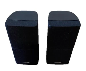 Bose Dual Cube Two Speakers Acoustimass Lifestyle Mountable Surround Satellites - Picture 1 of 7