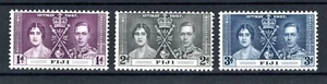 Briefmarken - 1937 Fidschi Krönung Ausgabe 3 Abarten postfrisch (C719) - Bild 1 von 1