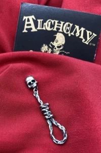 Alchemy Gothic E256 Hang Man's Noose Earring IN HAND - Picture 1 of 4