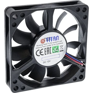 Ventilador 80x80x15mm 3 pines silencioso 12V PC carcasa ventilador empotrado refrigeración ordenador titanio - Imagen 1 de 2