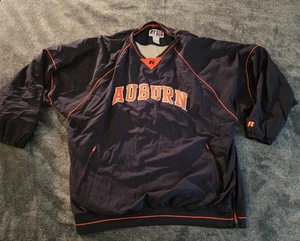 Chaqueta Auburn Tigers Para Hombre Pull Over Rompevientos Russell Team Edición 2XL - Imagen 1 de 12