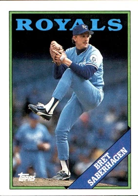 Bret Saberhagen 1988 Topps #540 Kansas City Royals ENVÍO GRATUITO AutographDen Foto 1 de 2