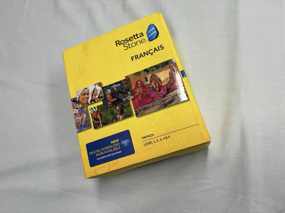 Rosetta Stone French Level 1-5 Windows /Mac New - Image 1 of 4
