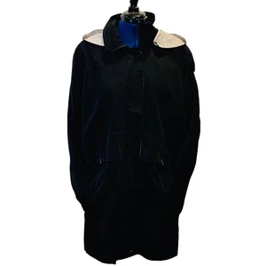 Womens Coat Size XL Carolina Colours Black Light Weight Hooded Zipper Imperfect - Picture 1 of 13