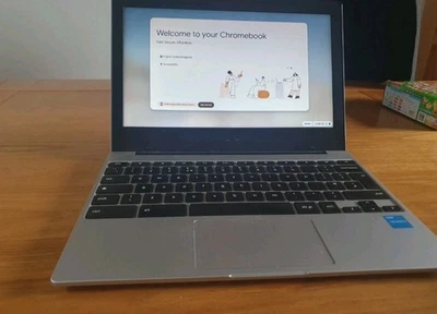 Fully Working Samsung Chromebook Go Laptop 11" Intel Celeron Factory Reset - Image 1 of 4