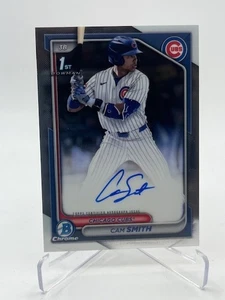 2024 Bowman Chrome Cam Smith RC Auto #CPA-CS CUBS ASTROS 1ST - Bild 1 von 2