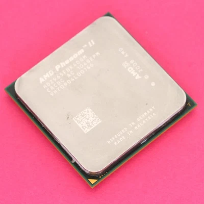 AMD Phenom II X4 965 Quad Core 3.4Ghz CPU Socket AM3 HDZ965FBK4DGM 125W BE - Image 1 of 2