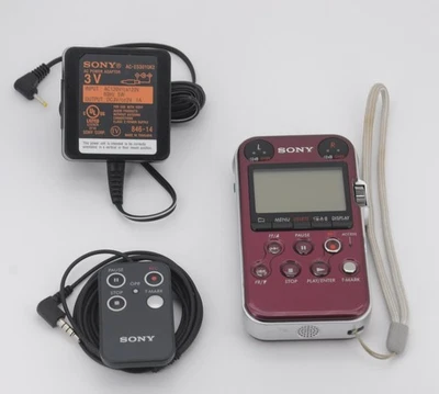 Near Mint -- Sony PCM-M10 Portable 96 kHz/24-bit Digital Recorder - Red - Image 1 of 4