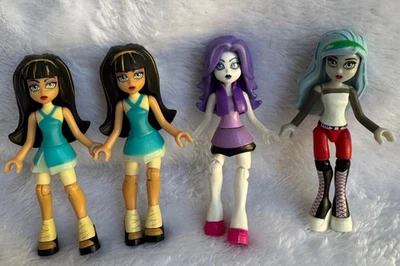 Monster High Mega Bloks  lot of 4 figures - Image 1 of 3