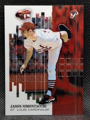 2002 Topps Pristine Jason Simontacchi /1999 #158 Rookie - Image 1 of 2